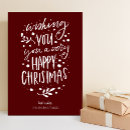 Search for wishes christmas cards Red