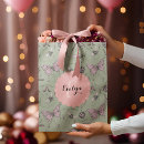 Search for monogrammed gift bags Blush pink