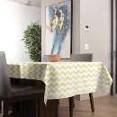 Search for chevron tablecloths Yellow