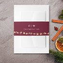 Search for christmas wedding invitation belly bands Minimalist