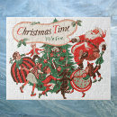 Search for vintage children puzzles Santa claus