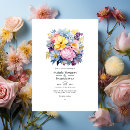 Search for pastel yellow wedding invitations Watercolor