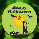 Search for kids pumpkin stickers Halloween birthday party