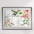 Search for schedule wedding signs Modern