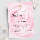 Search for pink christening postcards Baby girl