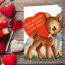 Search for deer valentines day cards Vintage