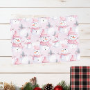 Search for snowman tissue paper Pink