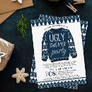 Search for navy blue christmas invitations Modern