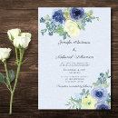 Search for blue and ivory wedding invitations Spring summer fall winter