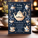 Search for adult tea party invitations Vintage