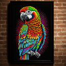 Search for abstract parrot art Colourful