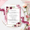Search for burgundy and pink invitations Glitter