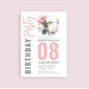Search for hummingbird birthday invitations Colourful