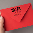 Search for return address christmas rubber stamps Whimsical