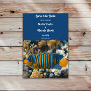 Search for fish save the dates Beach