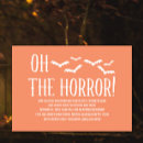 Search for horror party invitations Unique