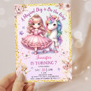 Search for princess unicorn invitations Fairy tale