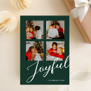 Search for green christmas cards Photo collage