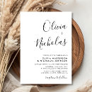 Search for formal black tie wedding invitations Minimalist