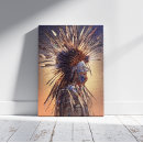 Search for native american canvas prints Vintage