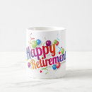 Search for happy retirement mugs Typography