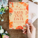 Search for fall wedding save date postcards Autumn