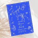 Search for fun engagement party invitations Hand drawn