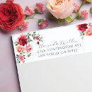Search for pink peony return address labels Elegant