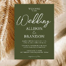 Search for dark green wedding invitations Script