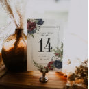 Search for burgundy navy floral wedding table cards Greenery