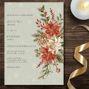 Search for poinsettia wedding invitations Elegant