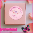 Search for watercolor butterfly stickers 1st birthday