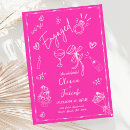 Search for trendy engagement party invitations Hand drawn