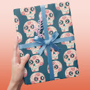 Search for day of the dead wrapping paper Sugar skull