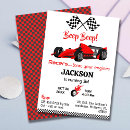 Search for sports car birthday invitations Start your engines
