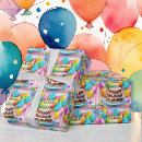 Search for birthday cakes wrapping paper For kids