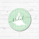 Search for damask bridal shower stickers Chic