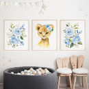 Search for boy lion nursery art Jungle animals