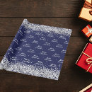 Search for blue and silver wrapping paper Snow