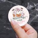 Search for ghosts stickers Halloween birthday party
