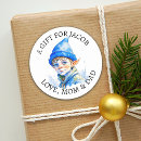 Search for vintage christmas elf stickers Retro