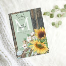 Search for sunflower shower wedding invitations Wood