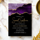 Search for purple sweet 16 invitations 16th birthday