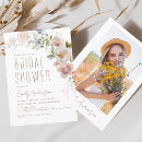 Search for garden bridal shower invitations Rustic