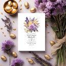 Search for lavender and gold wedding invitations Floral