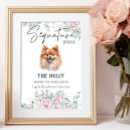 Search for dog signature drink wedding signs Pet