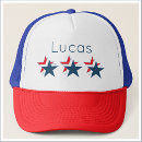 Search for blue star hats Red white and blue