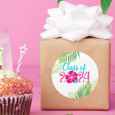 Search for tropical graduation stickers Hawaiian
