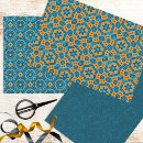 Search for blue and yellow wrapping paper For her