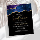 Search for starry night sweet 16 invitations Sixteen